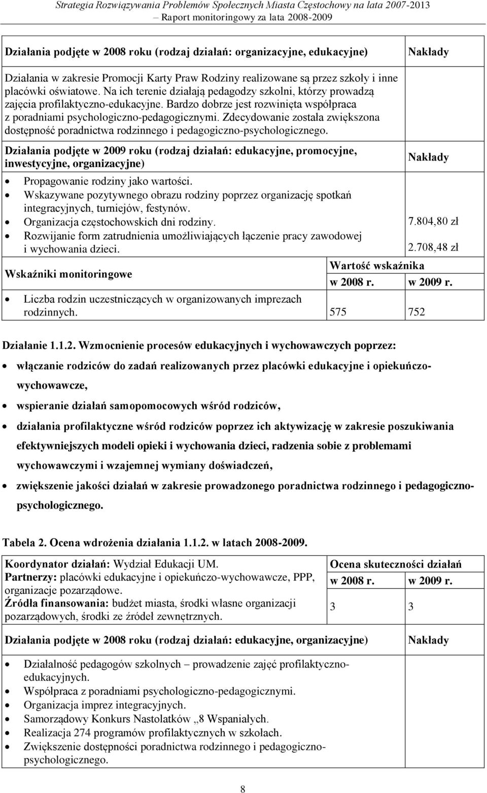 Zdecydowanie została zwiększona dostępność poradnictwa rodzinnego i pedagogiczno-psychologicznego.