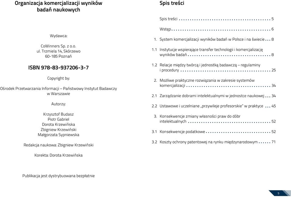 2 Relacje między twórcą i jednostką badawczą regulaminy i procedury 25