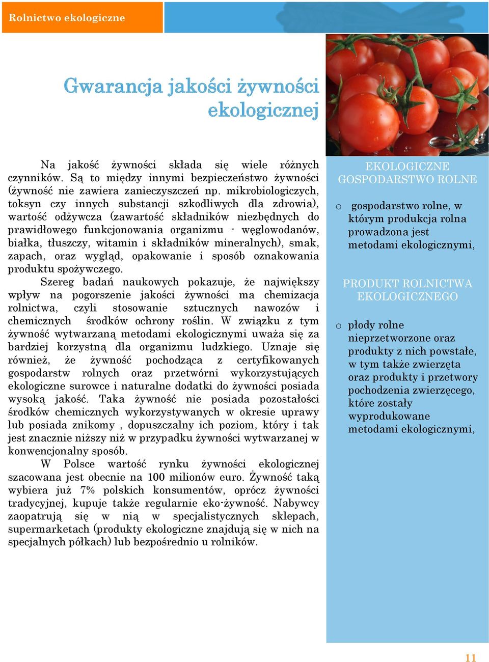 witamin i składników mineralnych), smak, zapach, oraz wygląd, opakowanie i sposób oznakowania produktu spożywczego.