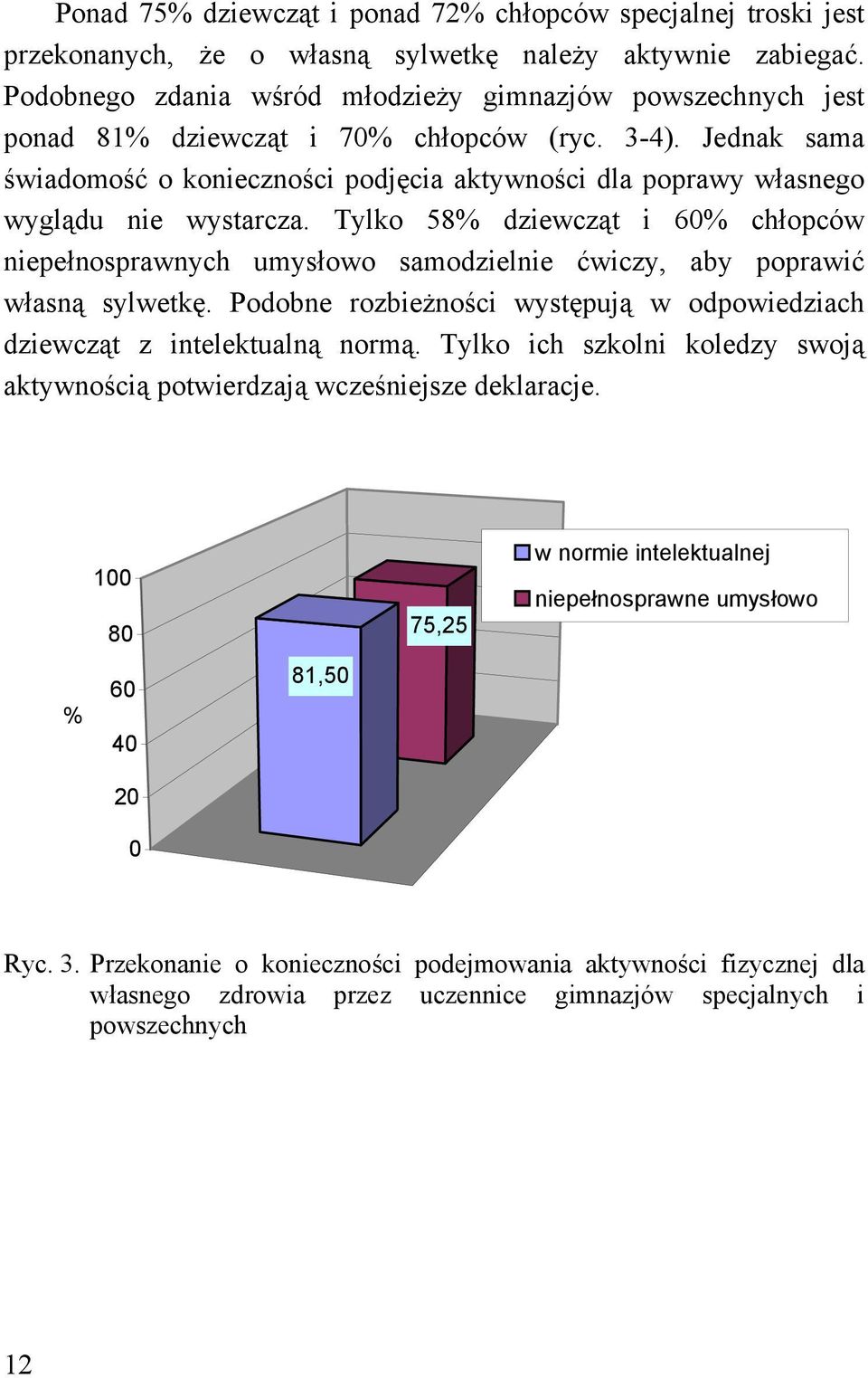 Jednak sama świadomość o konieczności podjęcia aktywności dla poprawy własnego wyglądu nie wystarcza.