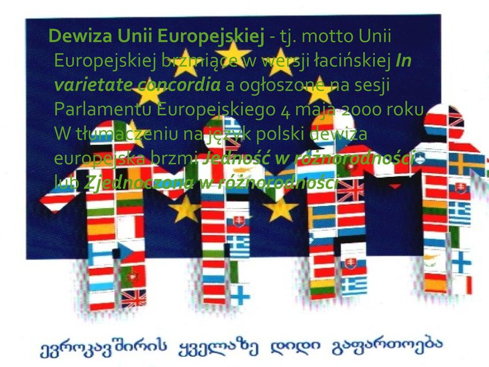 concordia a ogłoszone na sesji Parlamentu Europejskiego 4 maja 2000