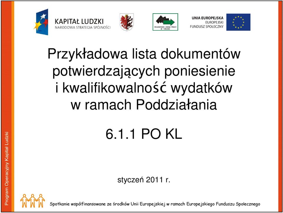 1 PO KL styczeń 2011 r.