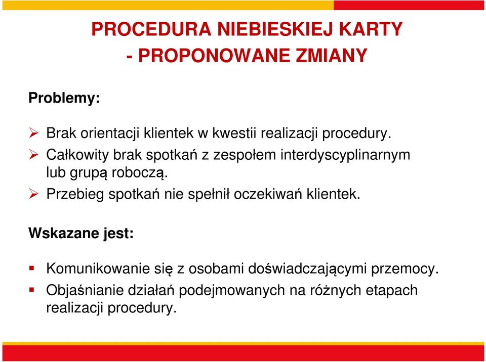 Przebieg spotkań nie spełnił oczekiwań klientek.