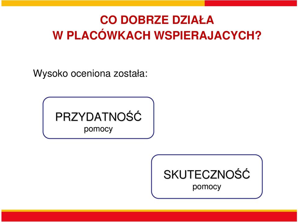 Wysoko oceniona została: