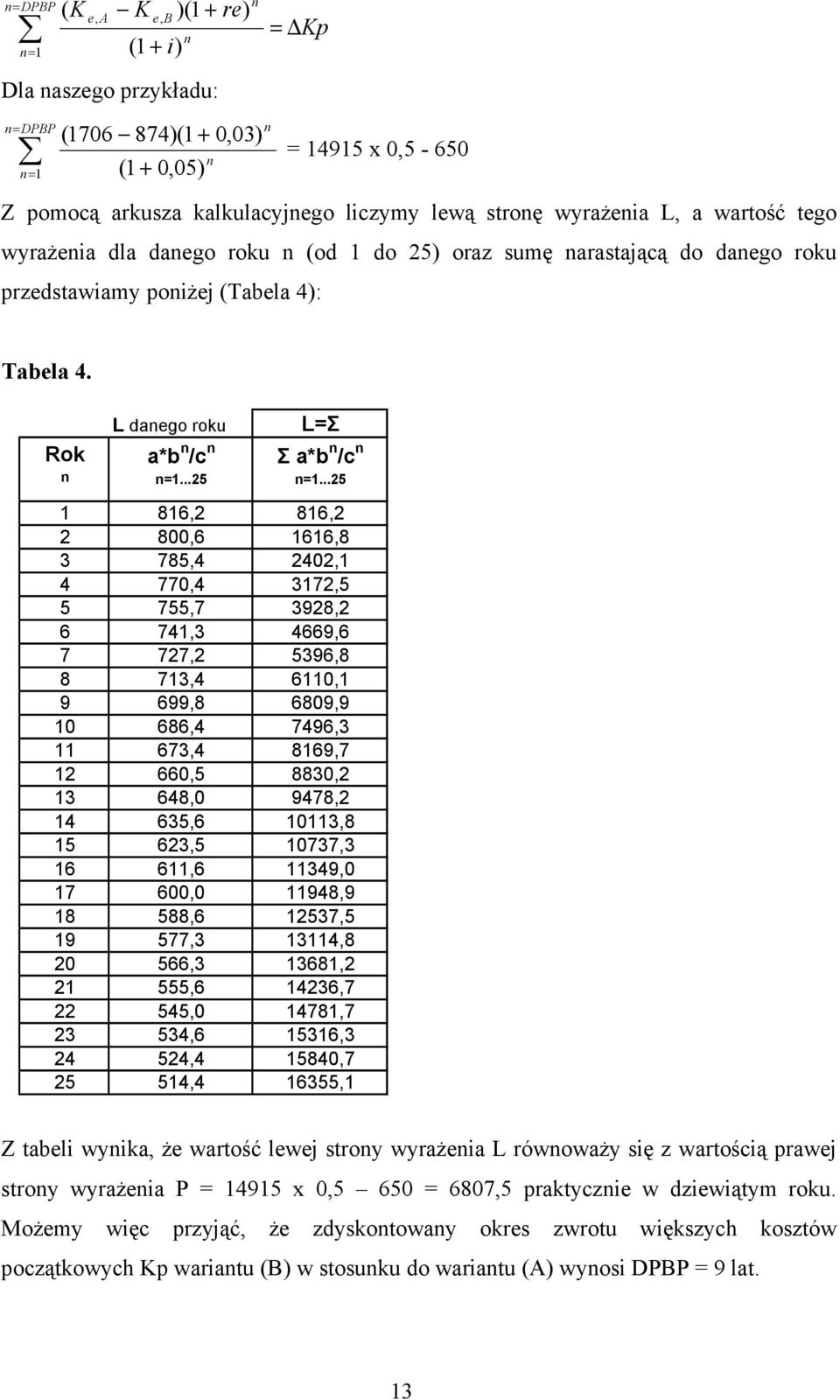 ..25 1 816,2 816,2 2 800,6 1616,8 3 785,4 2402,1 4 770,4 3172,5 5 755,7 3928,2 6 741,3 4669,6 7 727,2 5396,8 8 713,4 6110,1 9 699,8 6809,9 10 686,4 7496,3 11 673,4 8169,7 12 660,5 8830,2 13 648,0