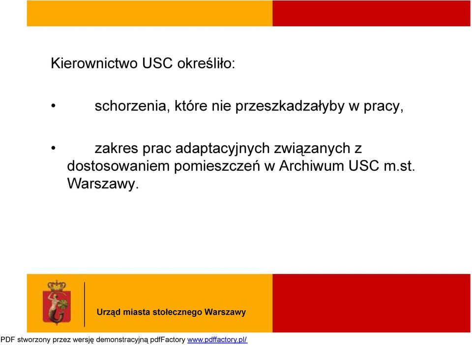 prac adaptacyjnych związanych z