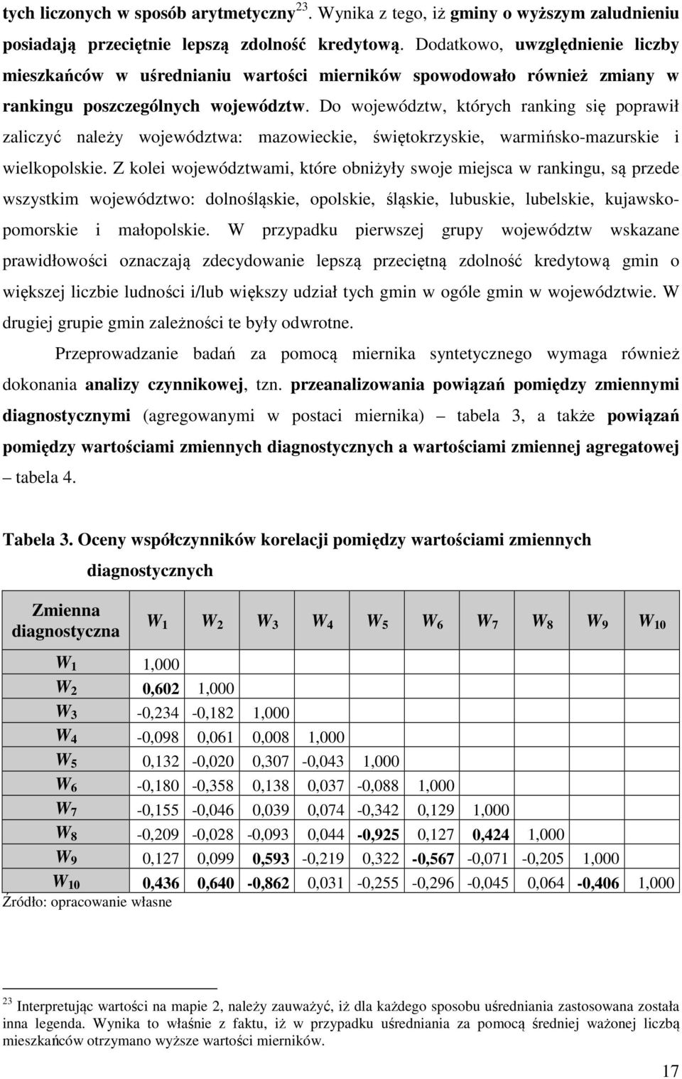 Do województw, których rankng sę poprawł zalczyć należy województwa: mazowecke, śwętokrzyske, warmńsko-mazurske welkopolske.