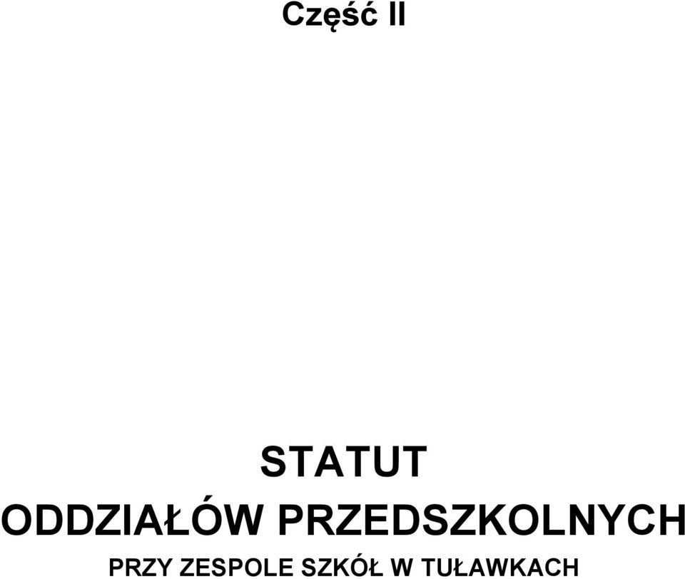 PRZEDSZKOLNYCH