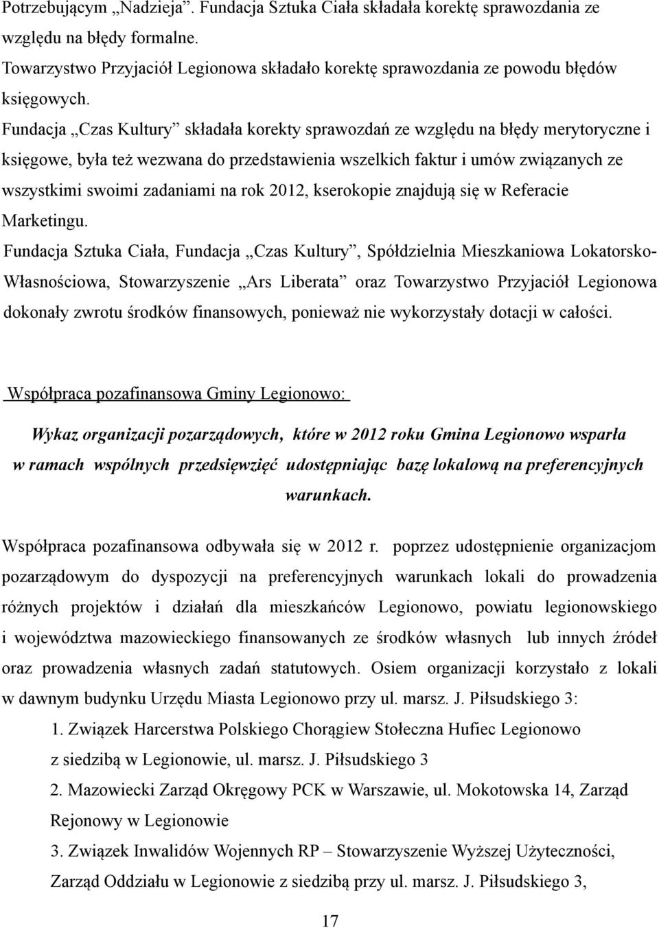 2012, kserokopie znajdują się w Referacie Marketingu.