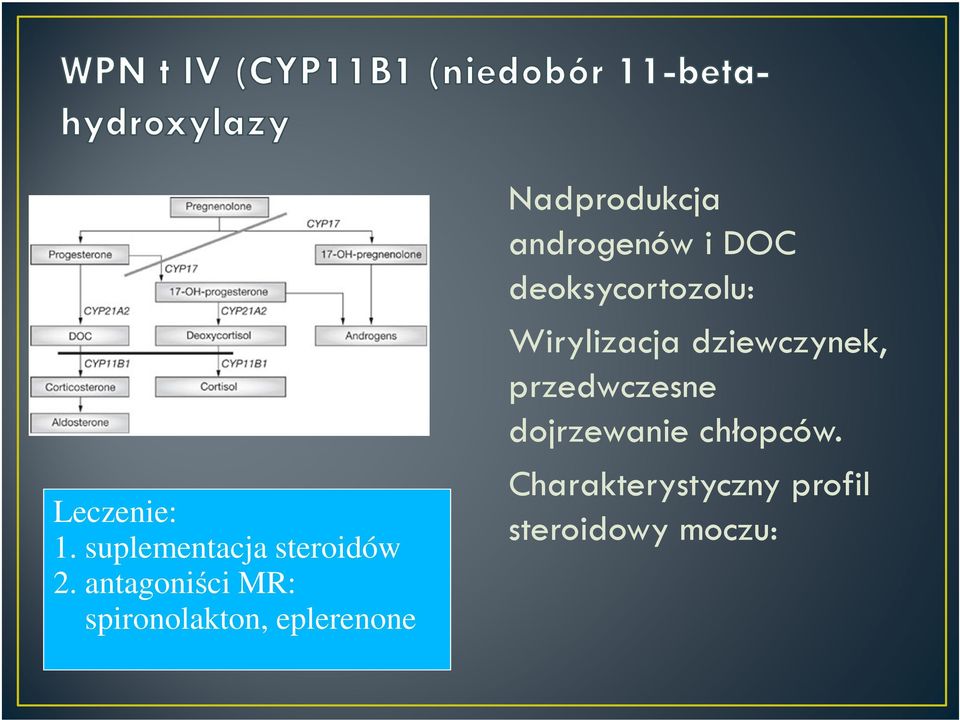 androgenów i DOC deoksycortozolu: Wirylizacja