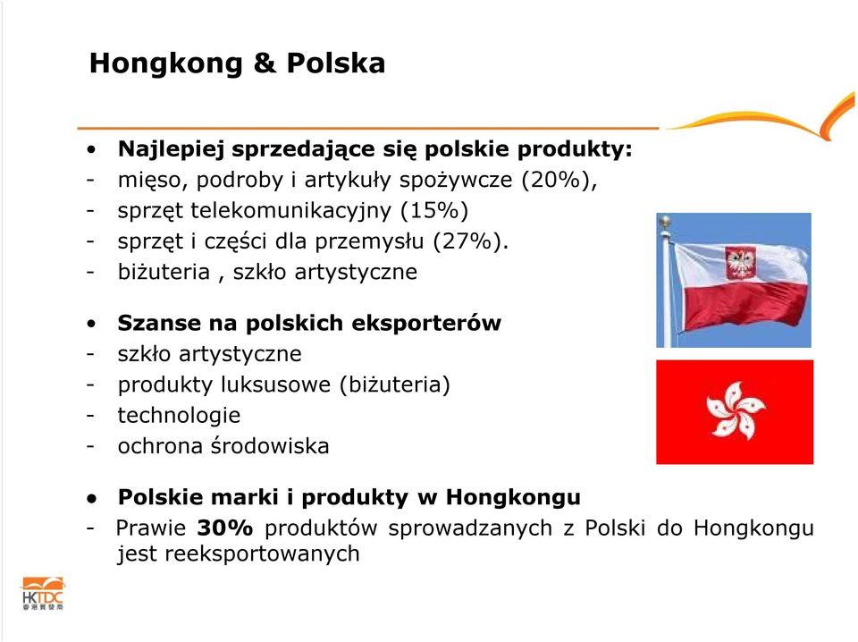 - biżuteria, szkło artystyczne Szanse na polskich eksporterów - szkło artystyczne - produkty luksusowe