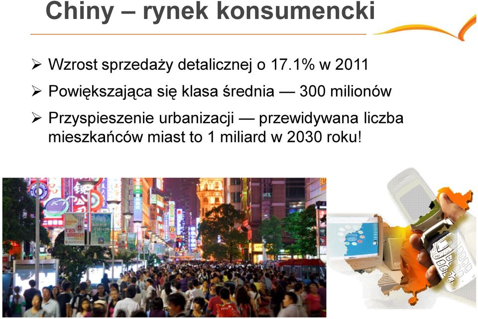 1% w 2011 Powiększająca się klasa średnia 300