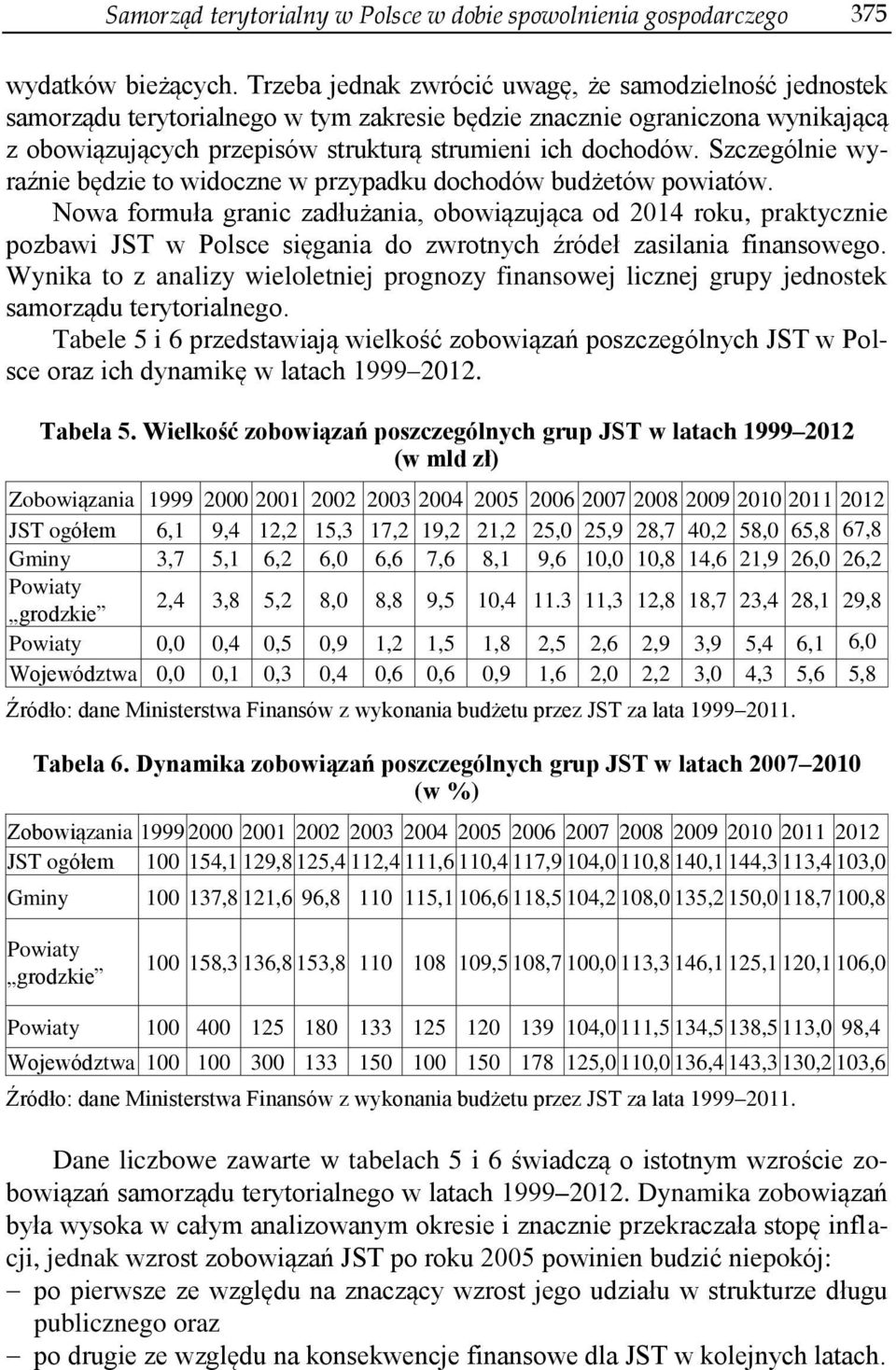 Szczególnie wyraźnie będzie to widoczne w przypadku dochodów budżetów powiatów.