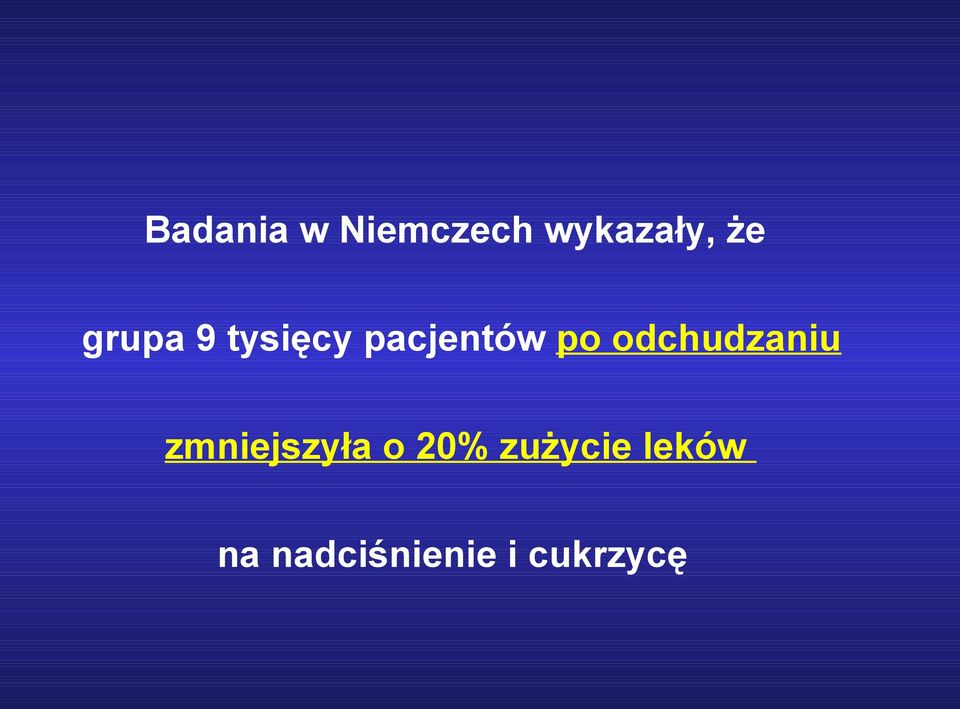 odchudzaniu zmniejszyła o 20%