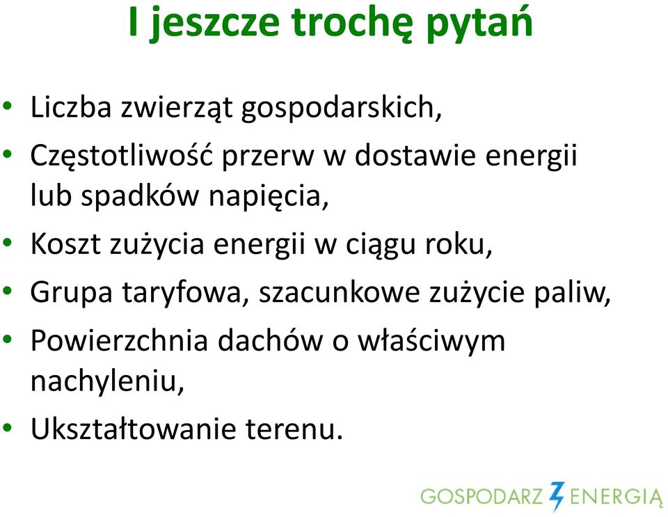 Koszt zużycia energii w ciągu roku, Grupa taryfowa, szacunkowe