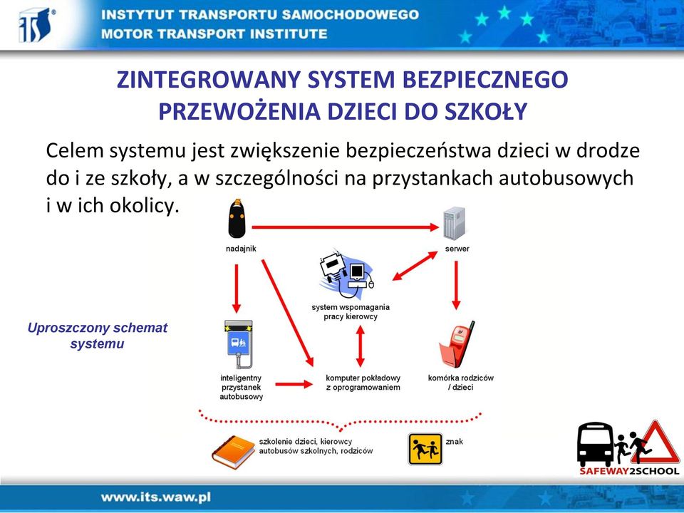 dzieci w drodze do i ze szkoły, a w szczególności na