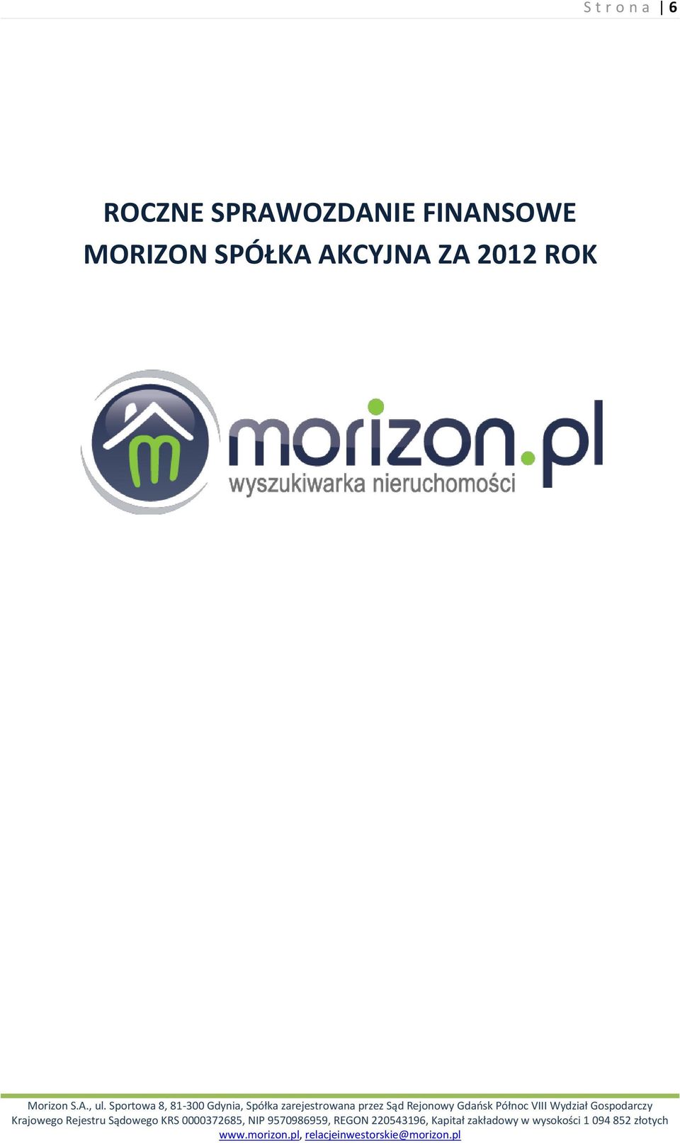 FINANSOWE MORIZON