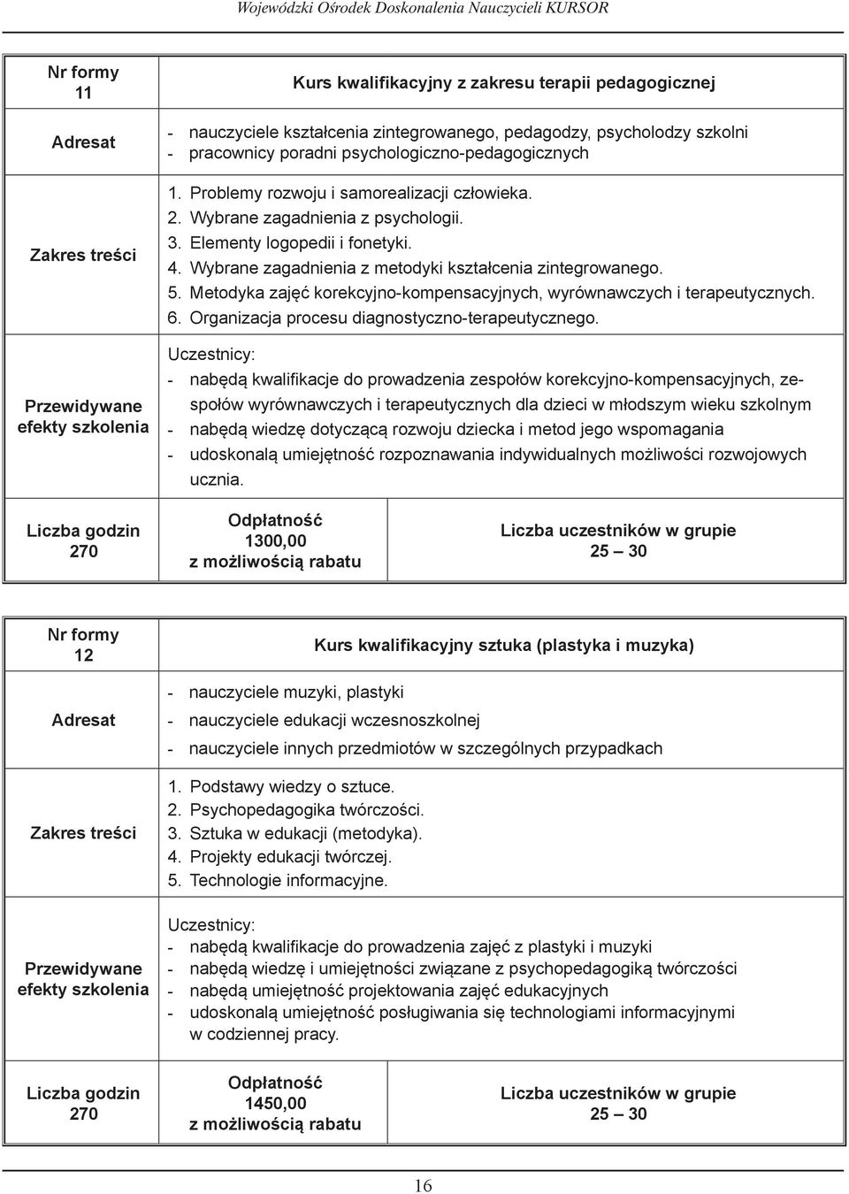 Wybrane zagadnienia z metodyki kształcenia zintegrowanego. 5. Metodyka zajęć korekcyjno-kompensacyjnych, wyrównawczych i terapeutycznych.. Organizacja procesu diagnostyczno-terapeutycznego.