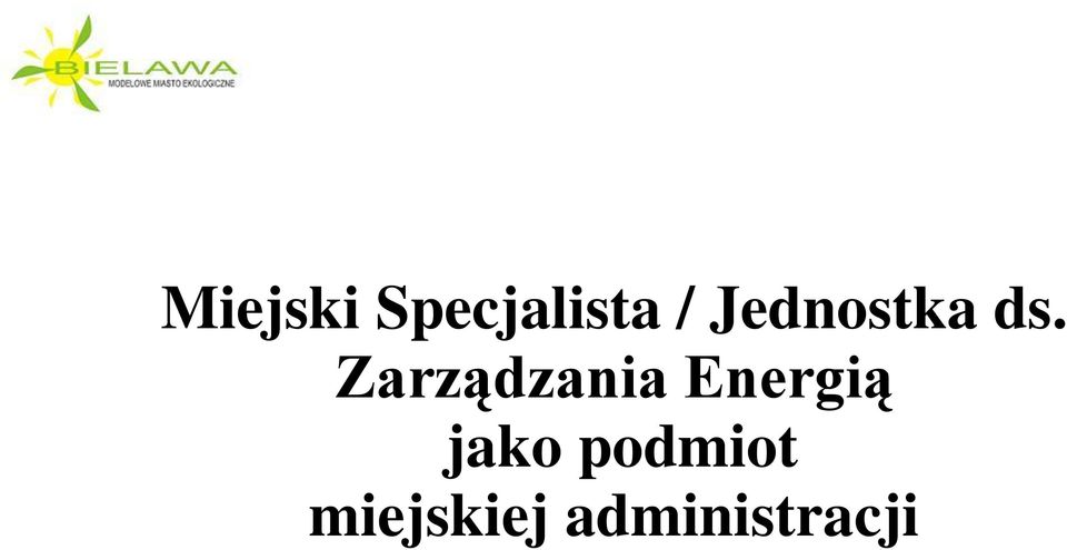 Zarządzania Energią