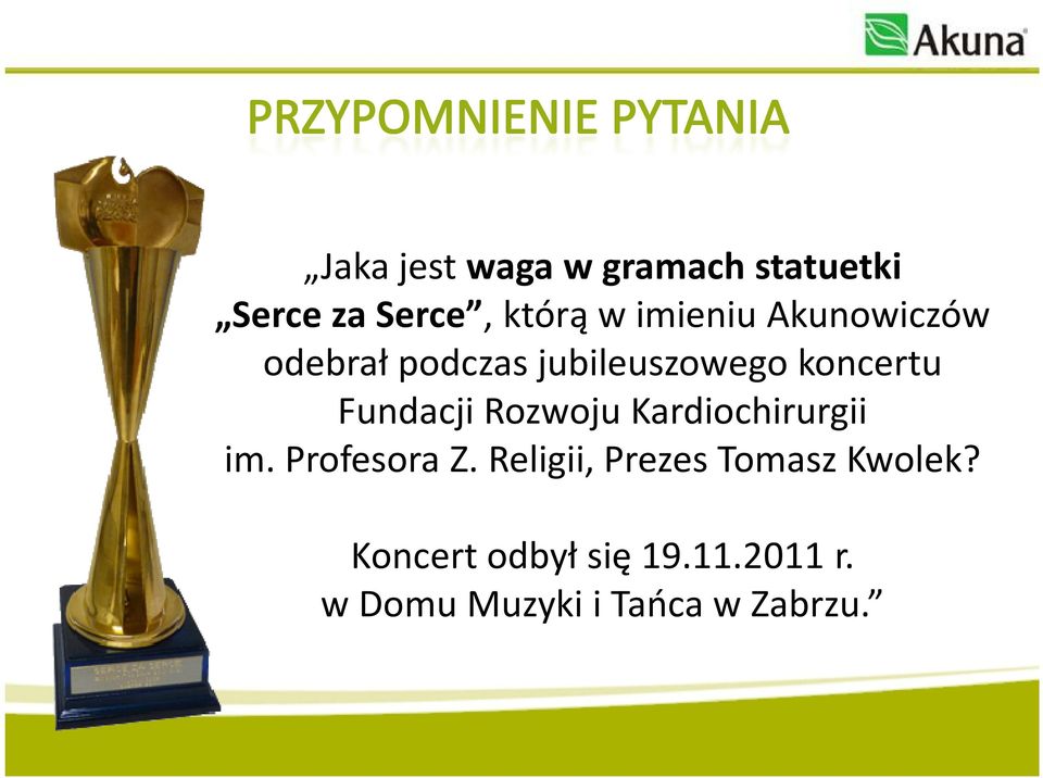 Fundacji Rozwoju Kardiochirurgii im. Profesora Z.