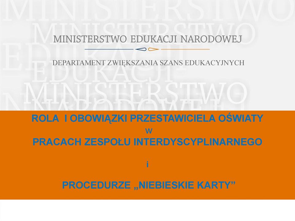 SPECJALNYMI POTRZEBAMI EDUKACYJNYMI Priorytet III Wysoka jakość systemu oświaty Działanie 3.