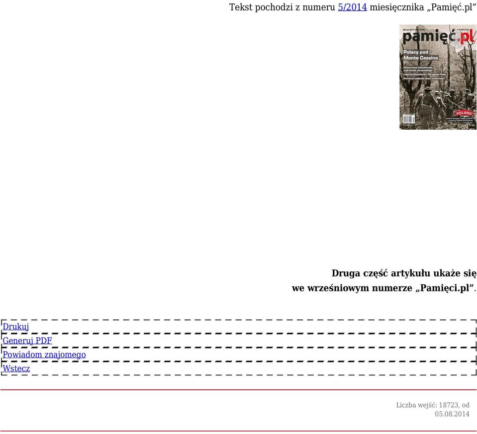 pl Druga część artykułu ukaże się we wrześniowym