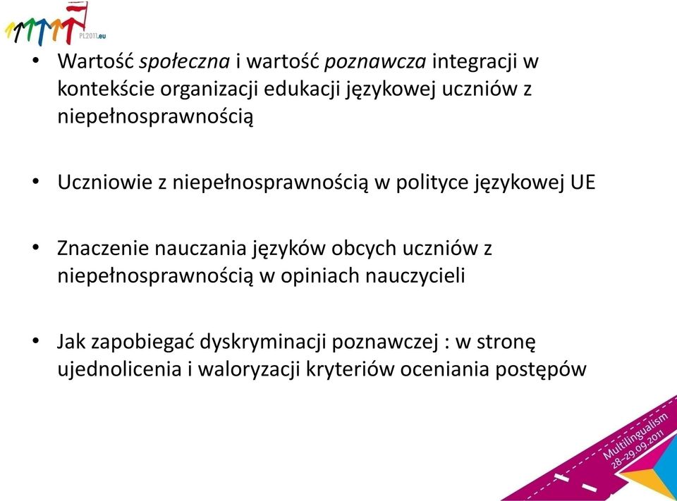 Znaczenie nauczania języków obcych uczniów z niepełnosprawnością w opiniach nauczycieli Jak