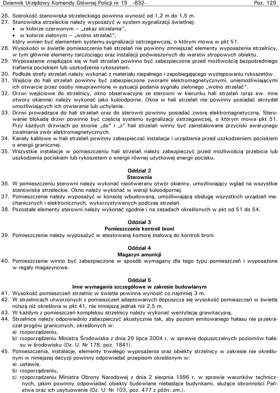 ostrzegawczej, o którym mowa w pkt 51. 28.