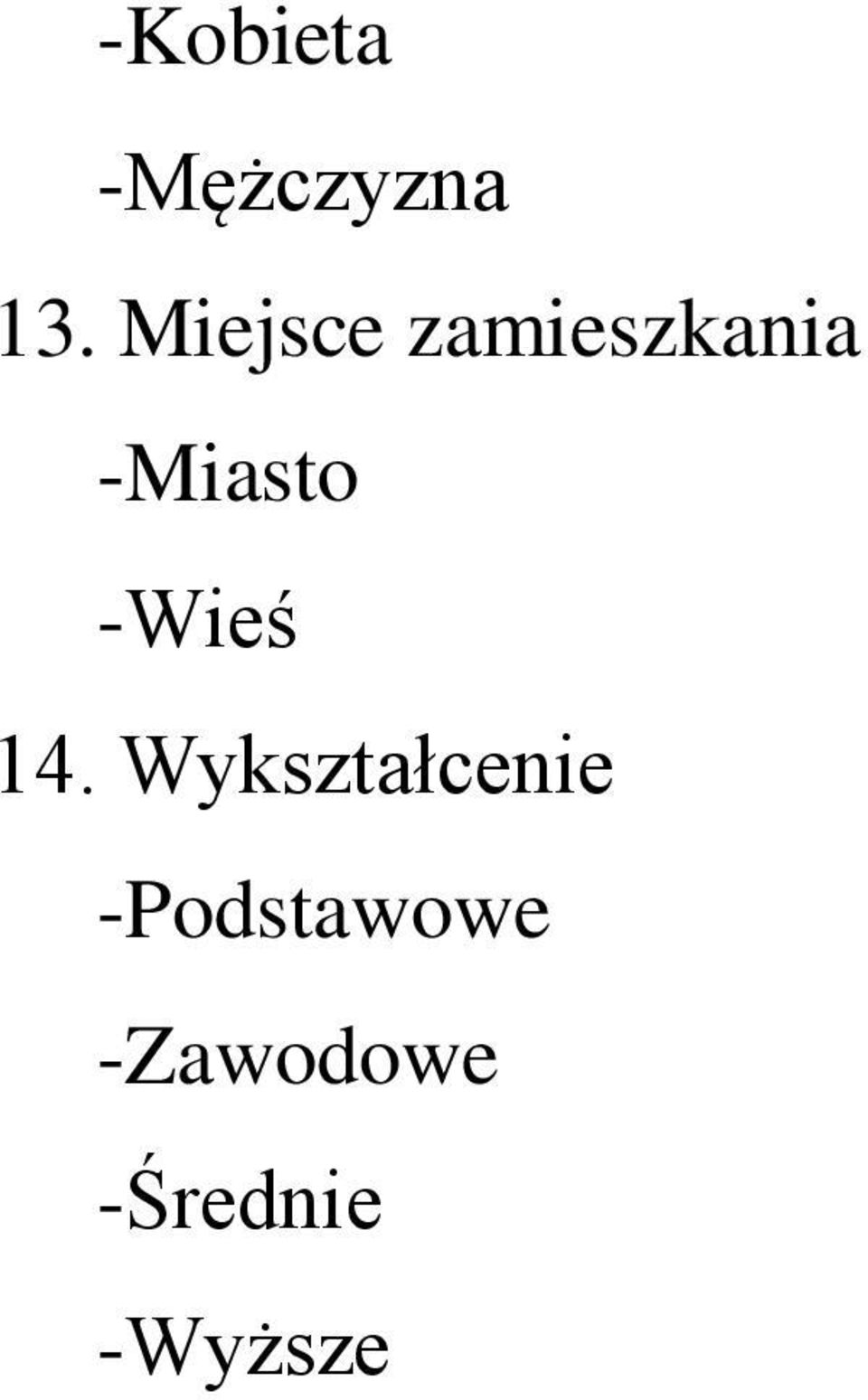 -Wieś 14.