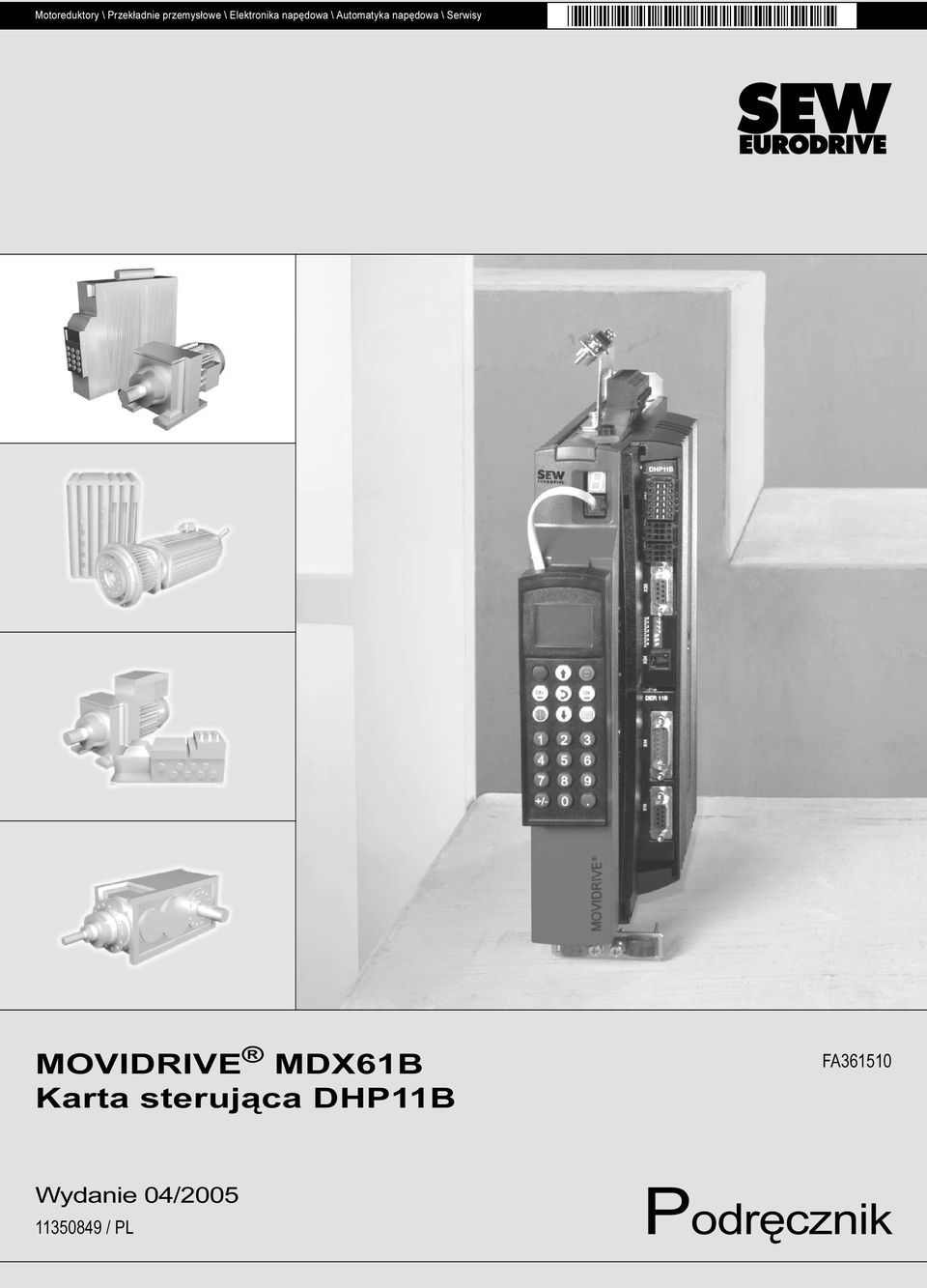 \ y MOVDRVE MDX61B Karta sterująca DHP11B