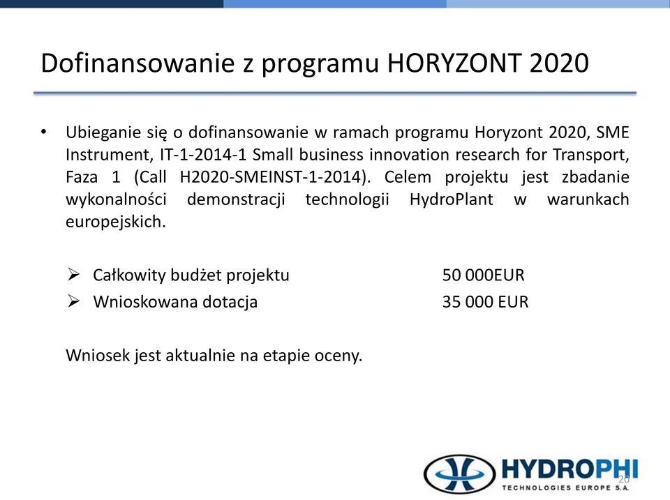 H2020-SMEINST-1-2014).