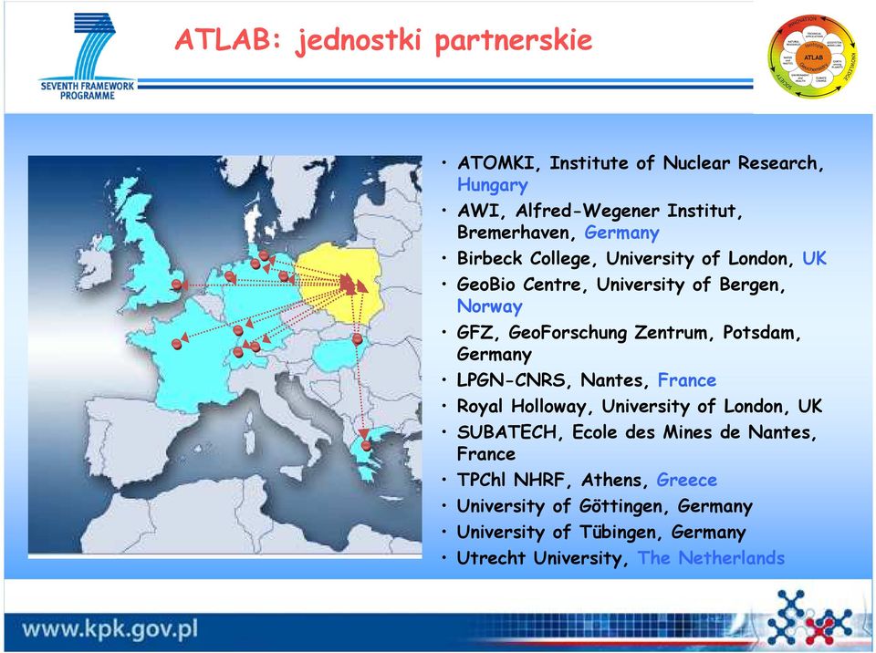 Potsdam, Germany LPGN-CNRS, Nantes, France Royal Holloway, University of London, UK SUBATECH, Ecole des Mines de Nantes,