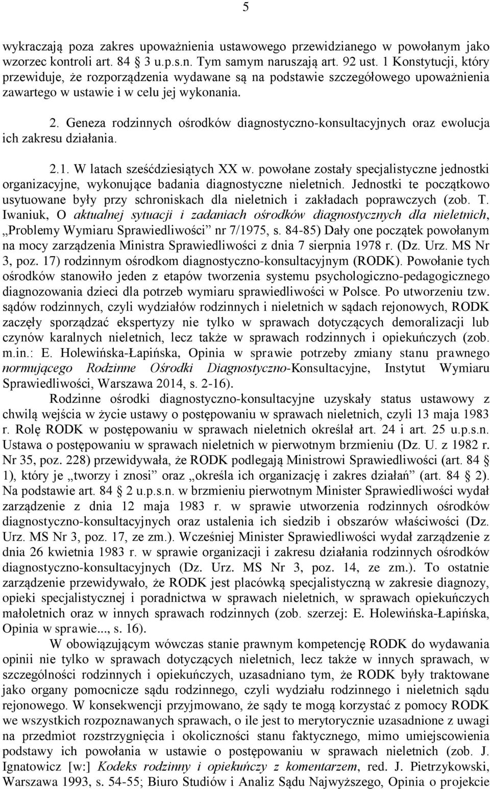 Geneza rodzinnych ośrodków diagnostyczno-konsultacyjnych oraz ewolucja ich zakresu działania. 2.1. W latach sześćdziesiątych XX w.