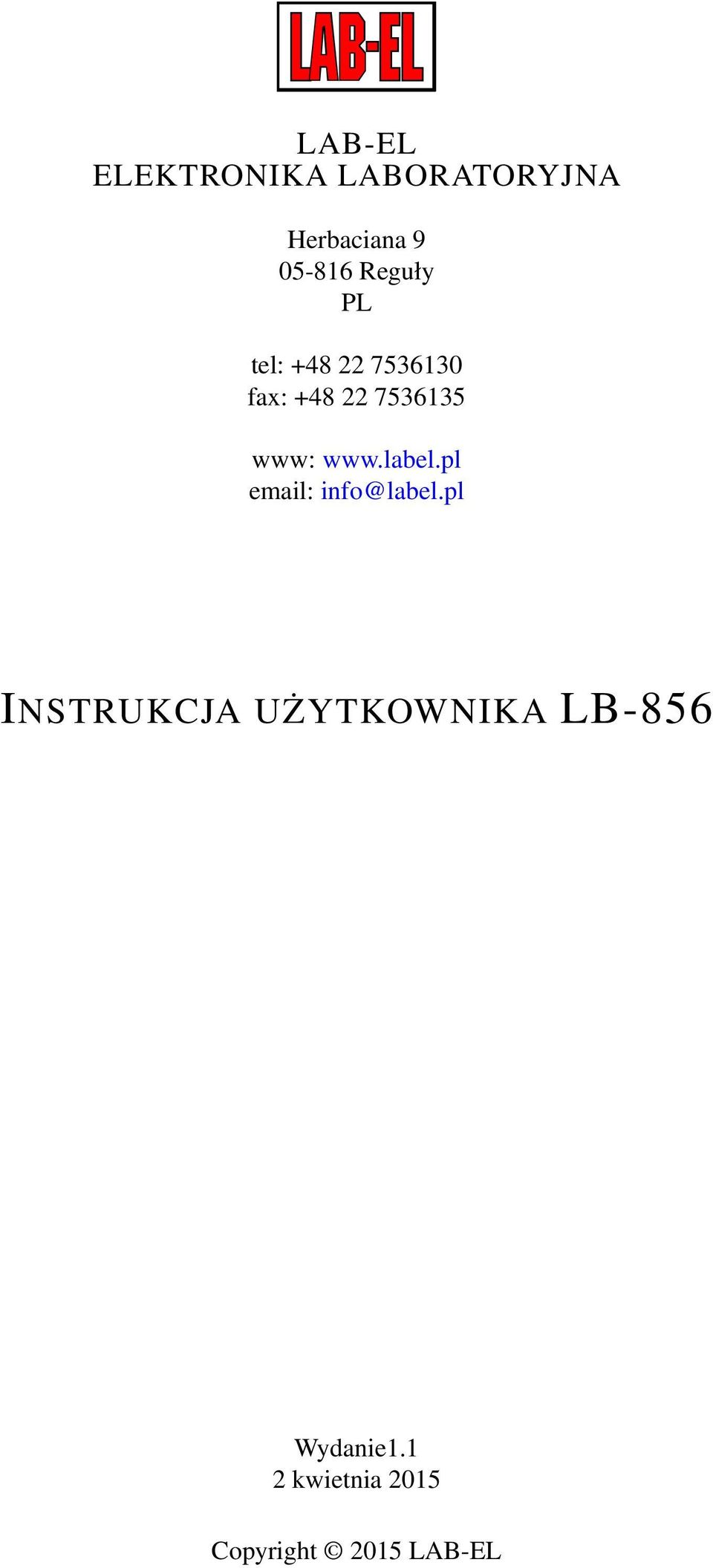 www: www.label.pl email: info@label.