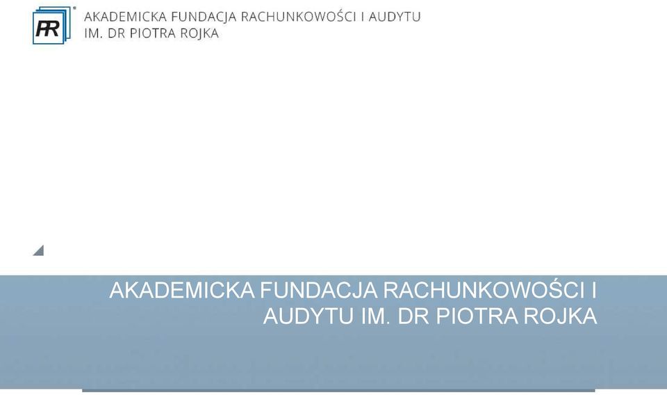 RACHUNKOWOŚCI I