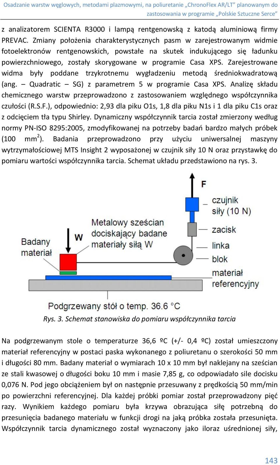 XPS. Zarejestrowane widma były poddane trzykrotnemu wygładzeniu metodą średniokwadratową (ang. Quadratic SG) z parametrem 5 w programie Casa XPS.