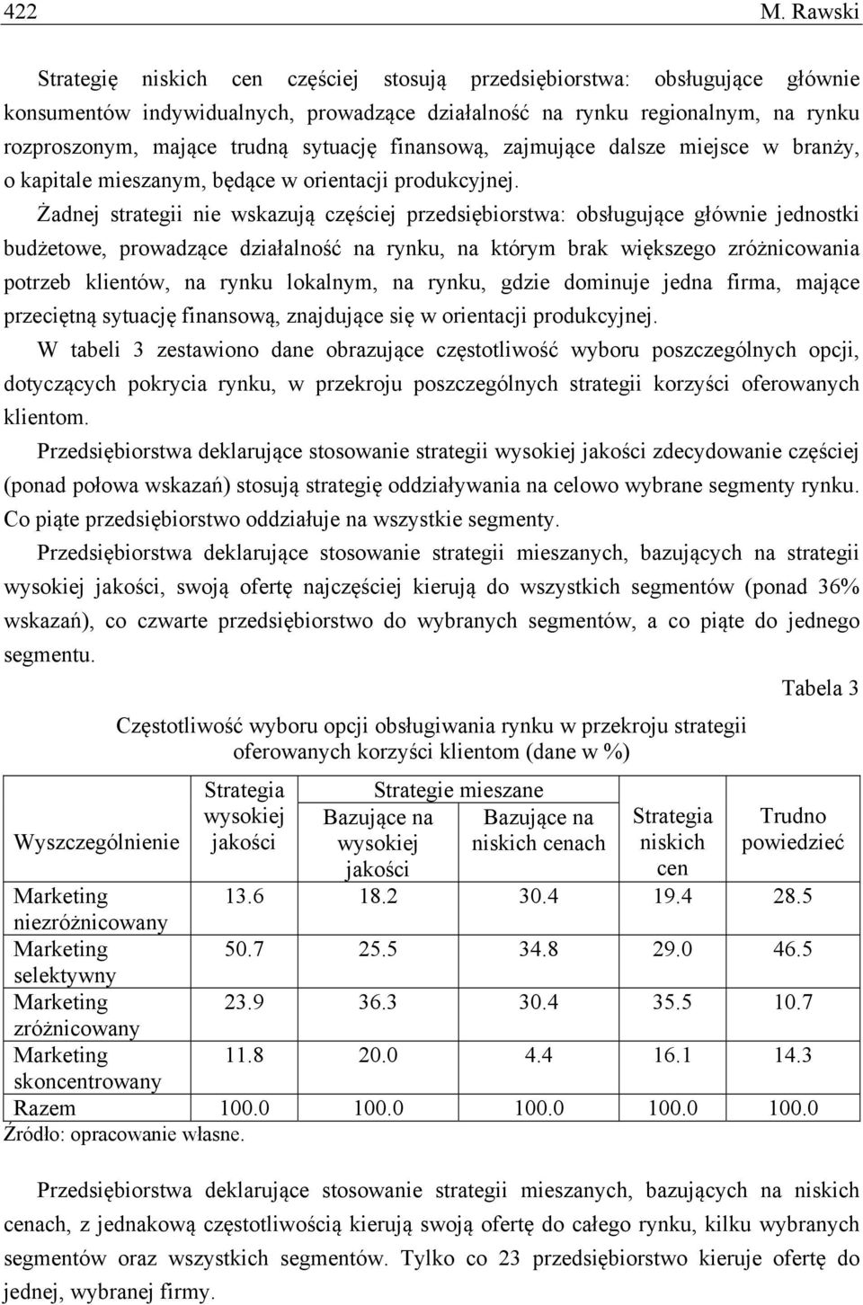 sytuację finansową, zajmujące dalsze miejsce w branży, o kapitale mieszanym, będące w orientacji produkcyjnej.