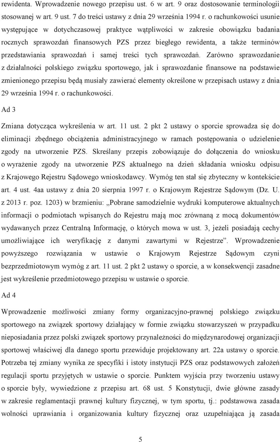 samej treci tych sprawozda.