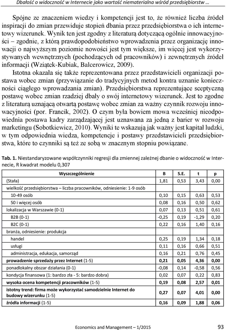 Wynik ten jest zgodny z literaturą dotyczącą ogólnie innowacyjności zgodnie, z którą prawdopodobieństwo wprowadzenia przez organizację innowacji o najwyższym poziomie nowości jest tym większe, im