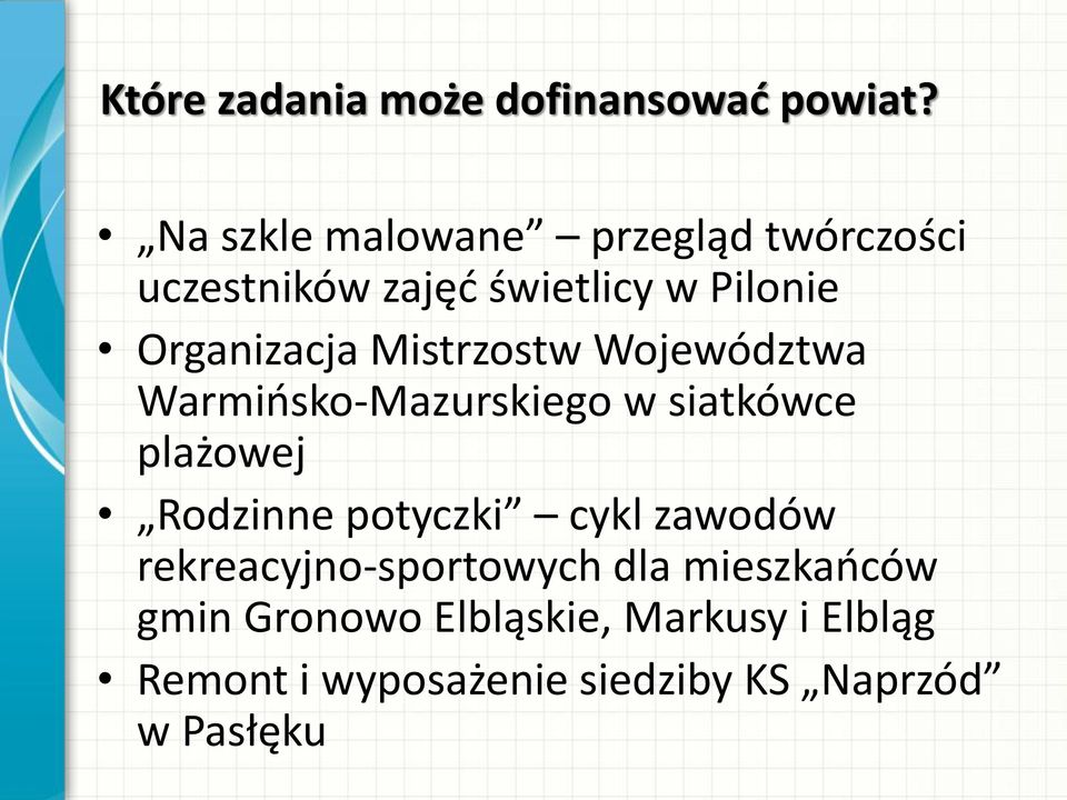 Mistrzostw Województwa Warmińsko-Mazurskiego w siatkówce plażowej Rodzinne potyczki cykl