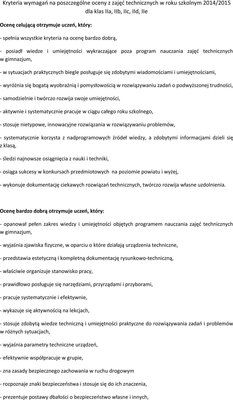 wyróżnia się bogatą wyobraźnią i pomysłowością w rozwiązywaniu zadań o podwyższonej trudności, - samodzielnie i twórczo rozwija swoje umiejętności, - aktywnie i systematycznie pracuje w ciągu całego