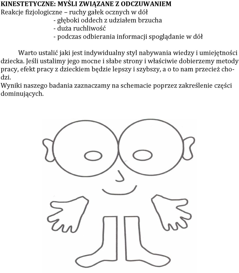 umiejętności dziecka.