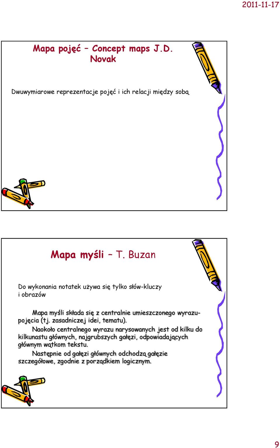 wyrazupojęcia (tj. zasadniczej idei, tematu).
