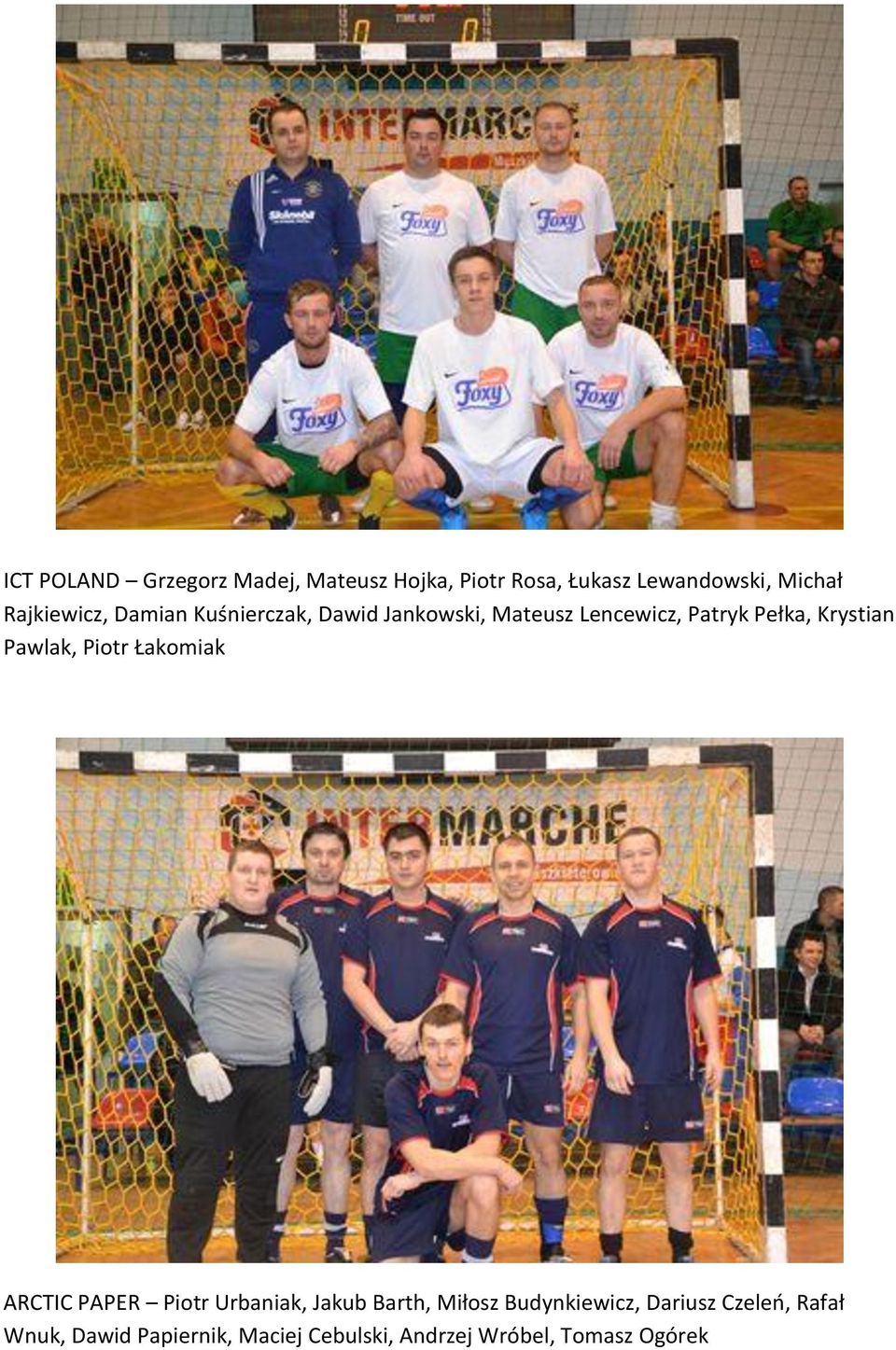 Krystian Pawlak, Piotr Łakomiak ARCTIC PAPER Piotr Urbaniak, Jakub Barth, Miłosz