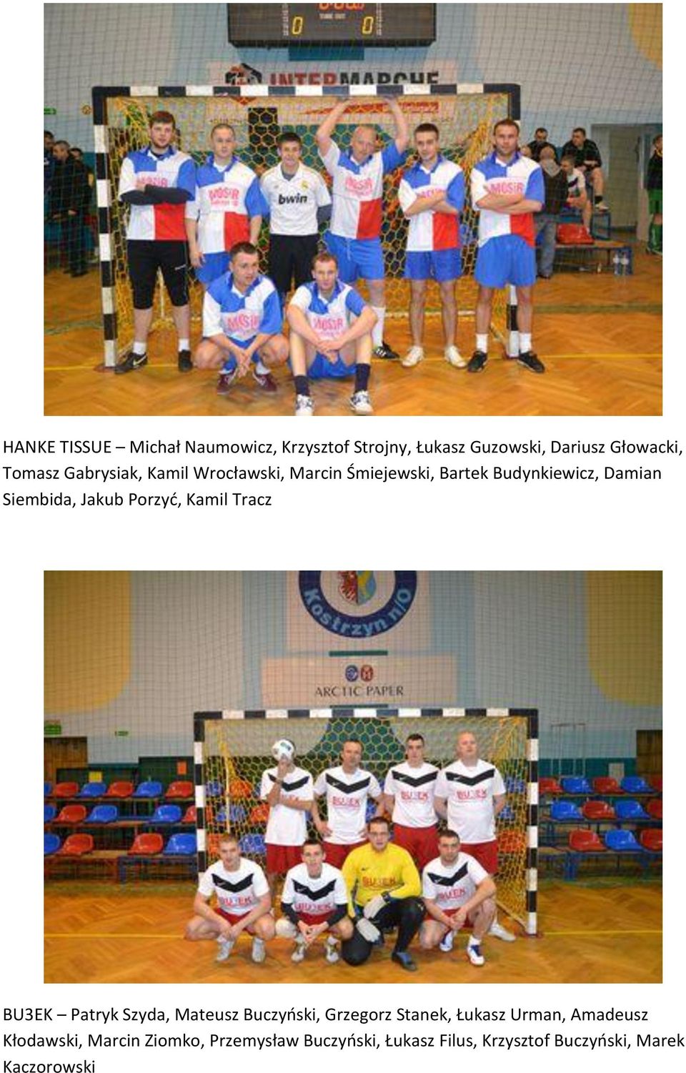Porzyd, Kamil Tracz BU3EK Patryk Szyda, Mateusz Buczyoski, Grzegorz Stanek, Łukasz Urman,