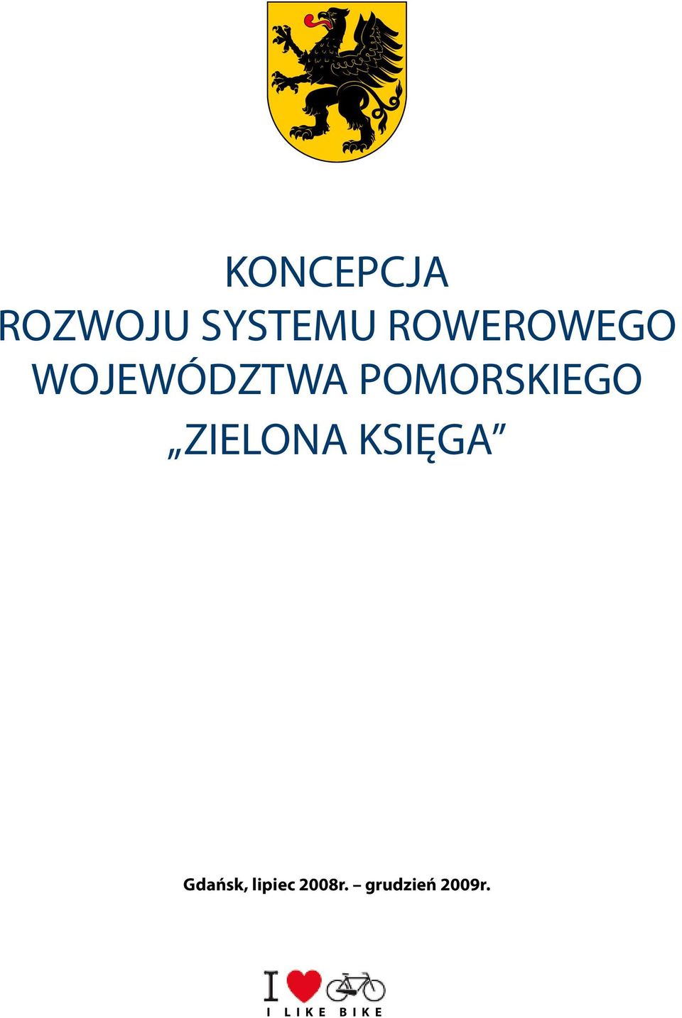 POMORSKIEGO ZIELONA KSIĘGA