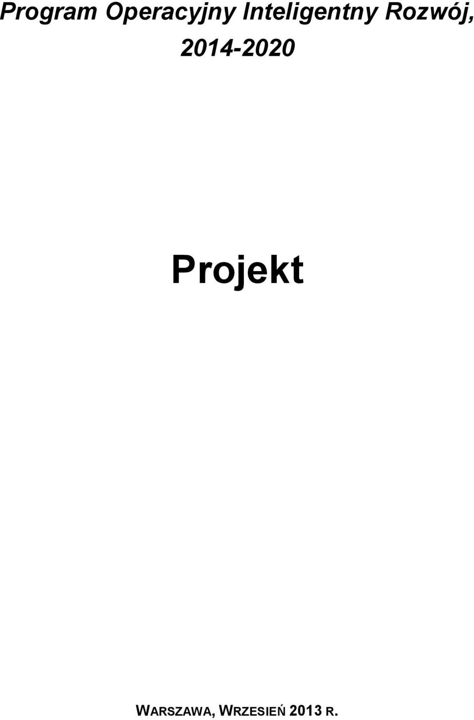 2014-2020 Projekt