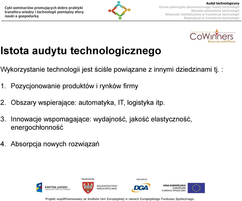 Pozycjonowanie produktów i rynków firmy 2.