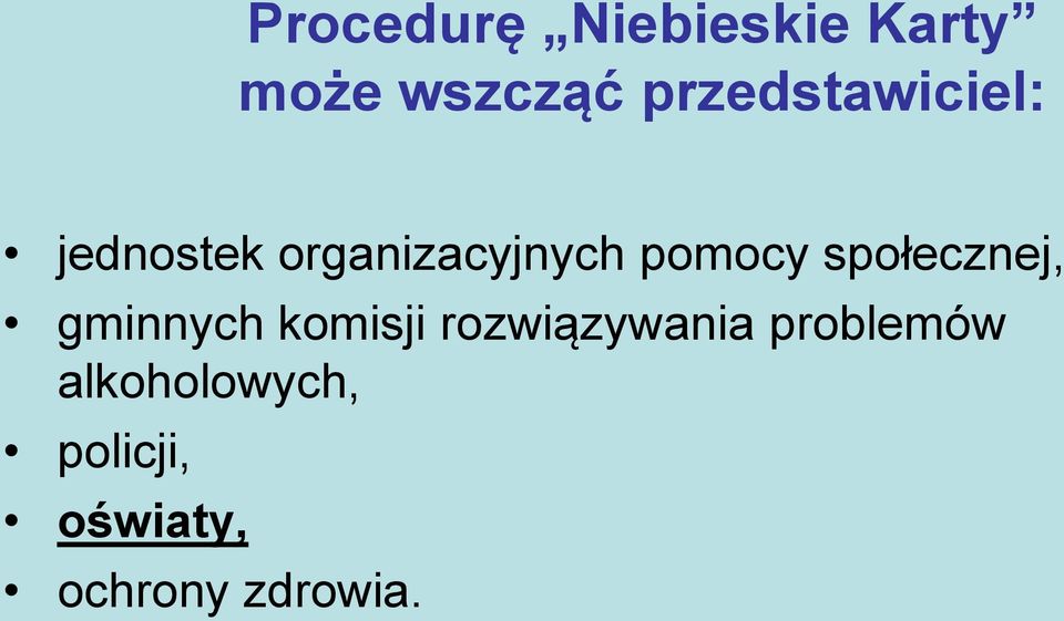 pomocy społecznej, gminnych komisji