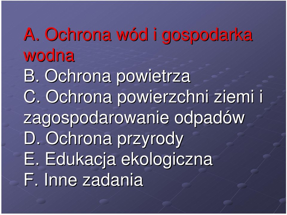 Ochrona powierzchni ziemi i